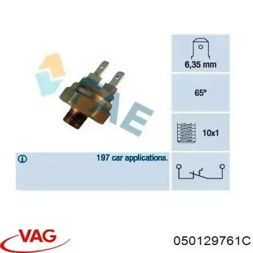 Comprar 050129761C VAG Brida de carburador