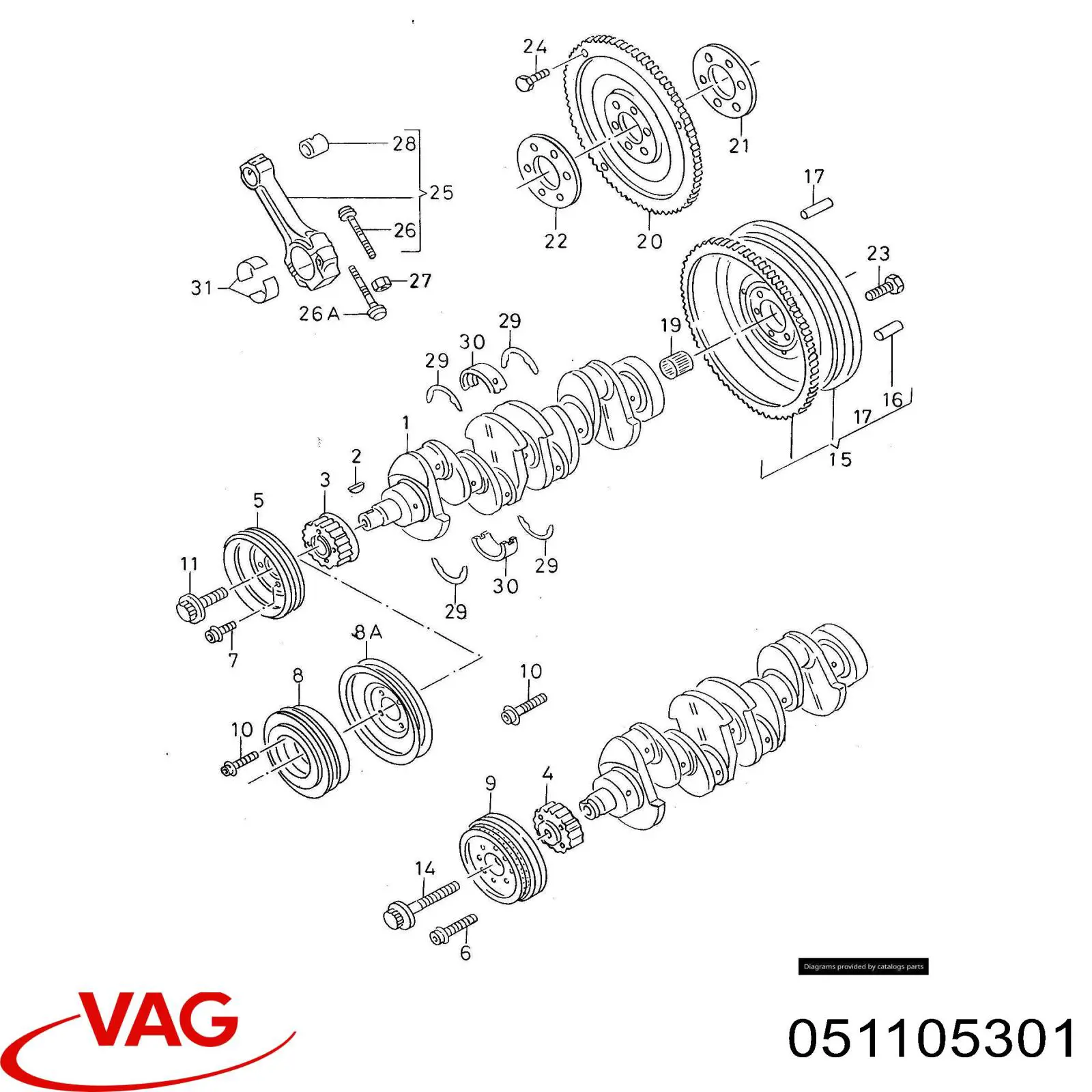 VAG 051105301 precio, desde 15,06 EUR
