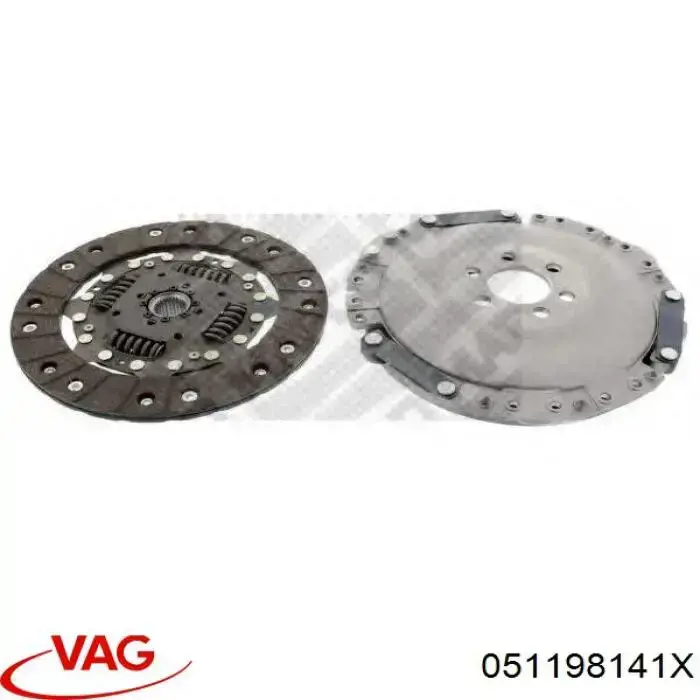 Mecanismo de embrague VAG 051198141X precio, desde 93,15 EUR