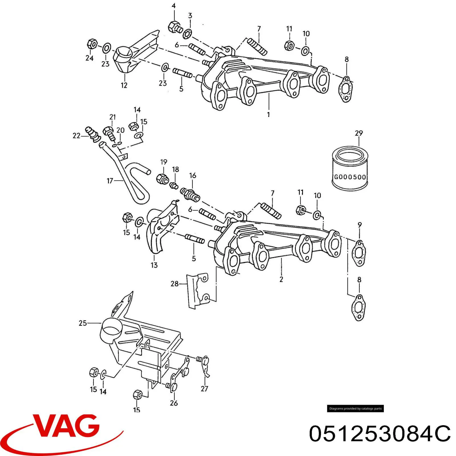  VAG 051253084C precio, desde  