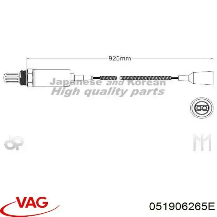 Sonda de oxígeno VAG 051906265E precio, desde 42,53 EUR