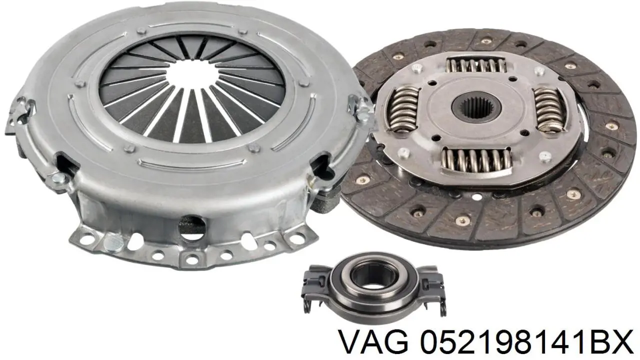 052198141BX VAG kit de embrague (3 partes)