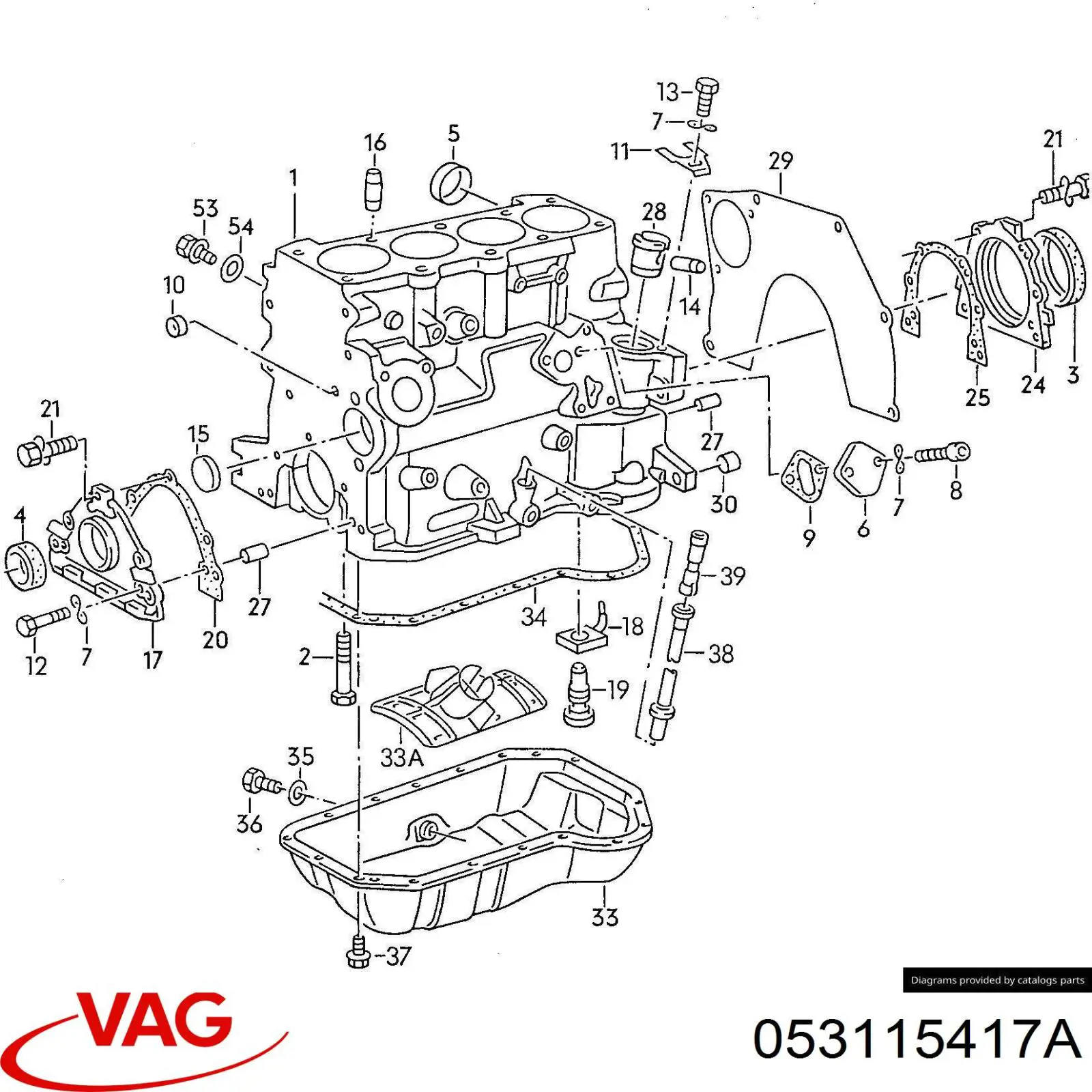 Comprar 053115417A VAG Soporte del filtro de aceite
