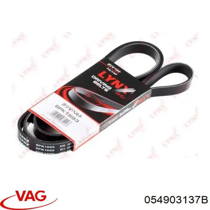 Correa de transmisión trapezoidal VAG 054903137B precio, desde 33,73 EUR