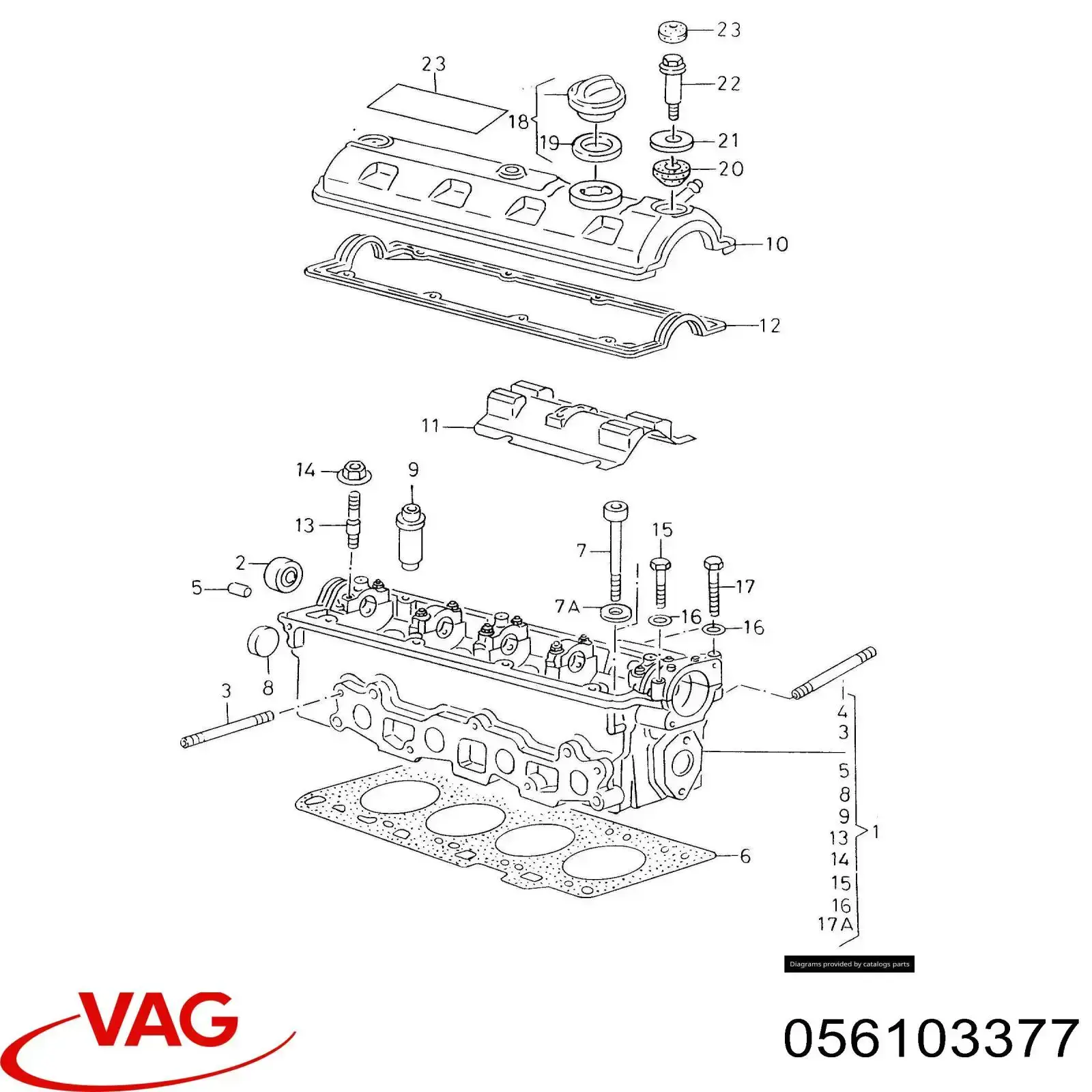  VAG 056103377 precio, desde 0,21 EUR