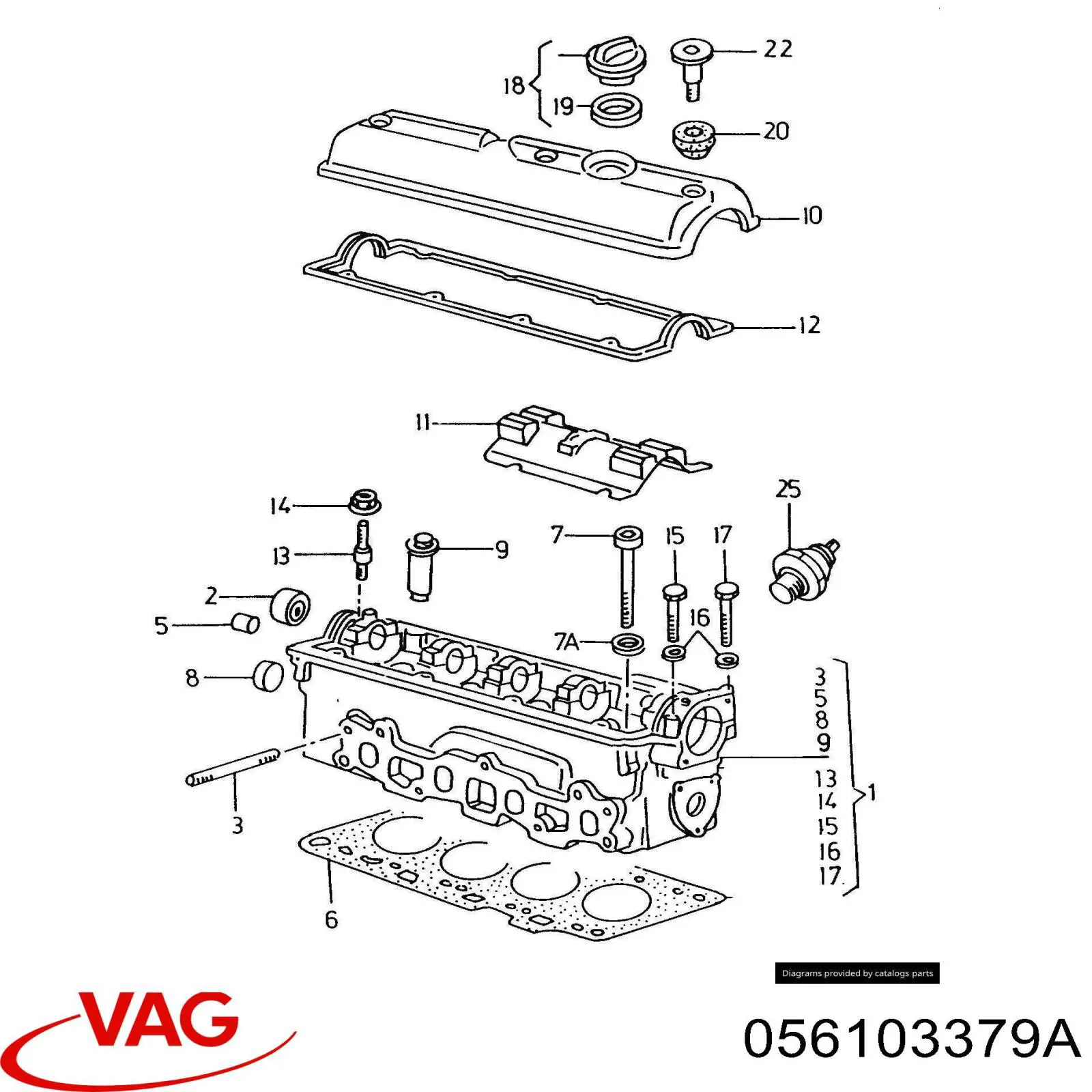  VAG 056103379A precio, desde 16,20 EUR