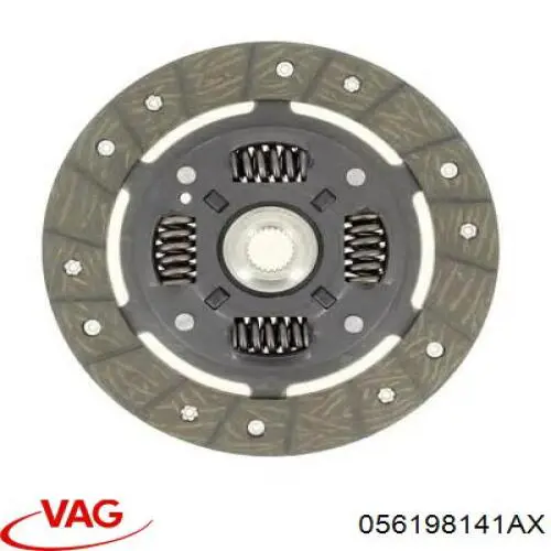 056198141AX VAG kit de embrague (3 partes)