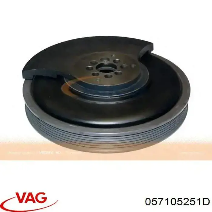 Comprar 057105251D VAG La polea del cigüeñal