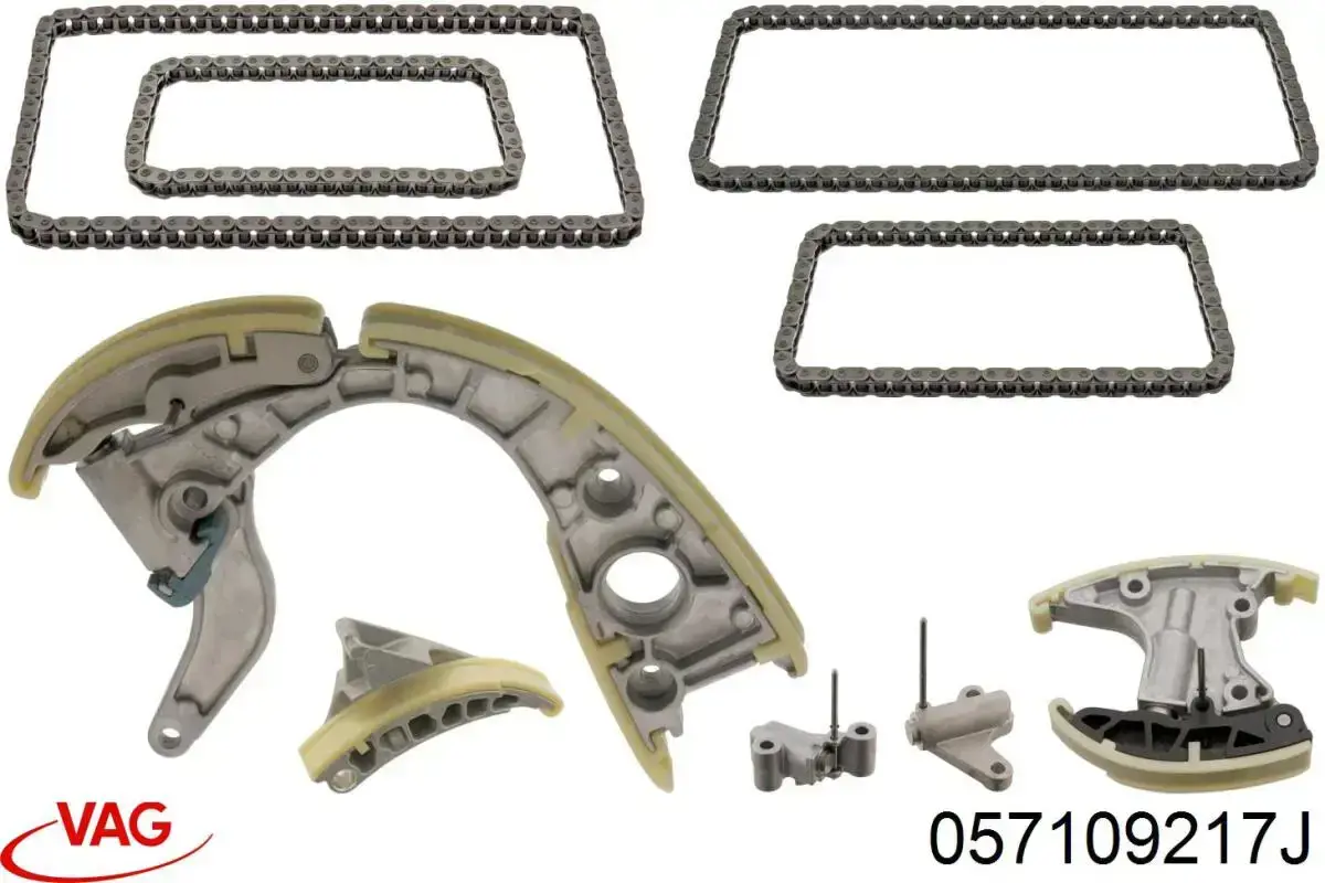 Tensor izquierdo de cadena de distribución VAG 057109217J precio, desde 185,96 EUR