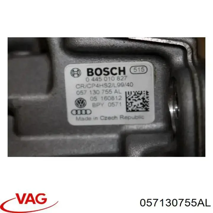 Bomba de alta presión de combustible VAG 057130755AL precio, desde 951,06 EUR