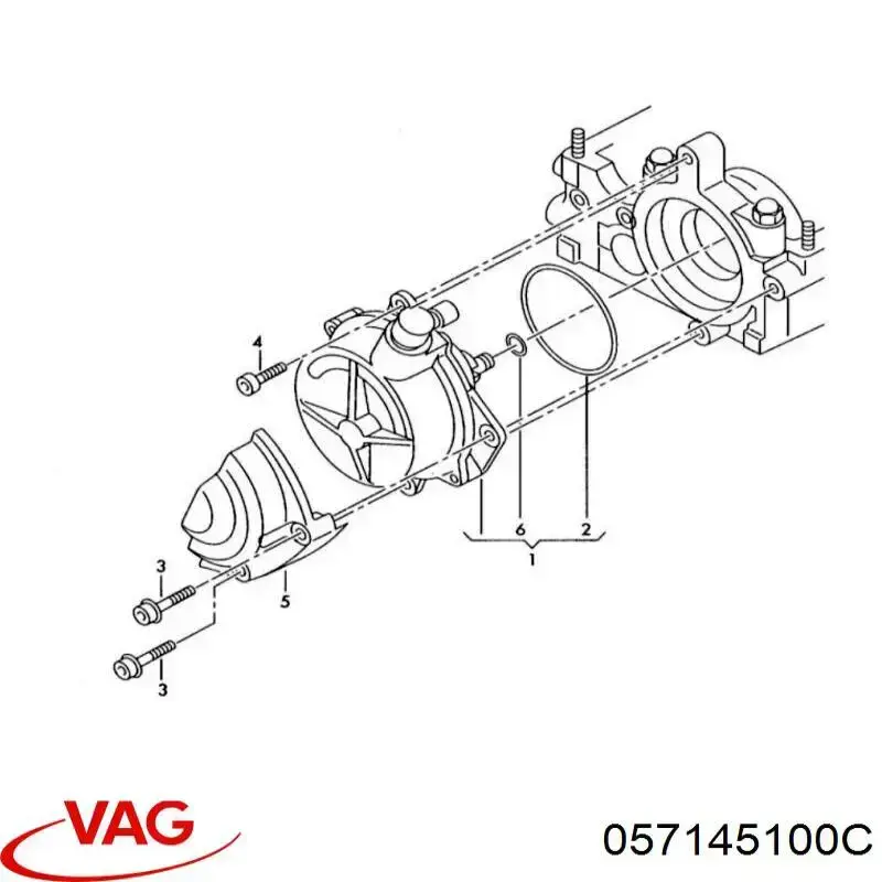 Bomba de vacío del sistema de frenado VAG 057145100C precio, desde 68,24 EUR