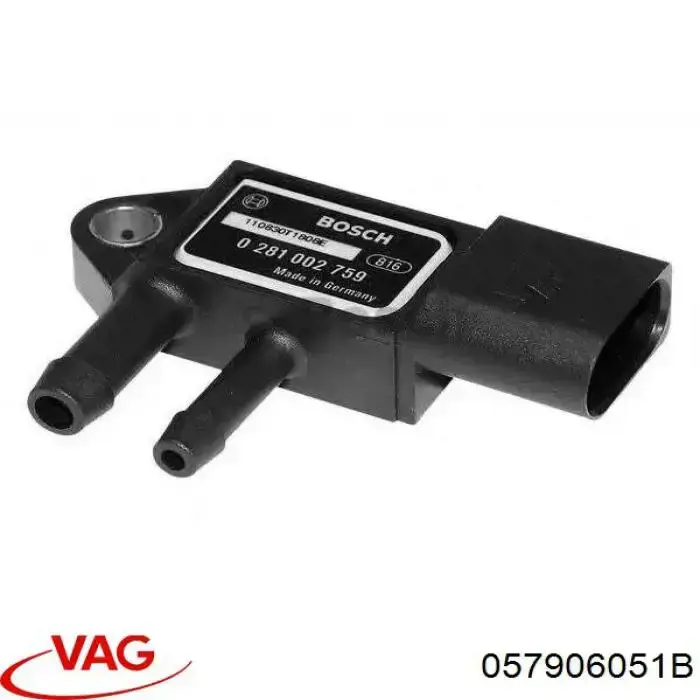 Sensor de presión de gases de escape VAG 057906051B precio, desde 62,25 EUR