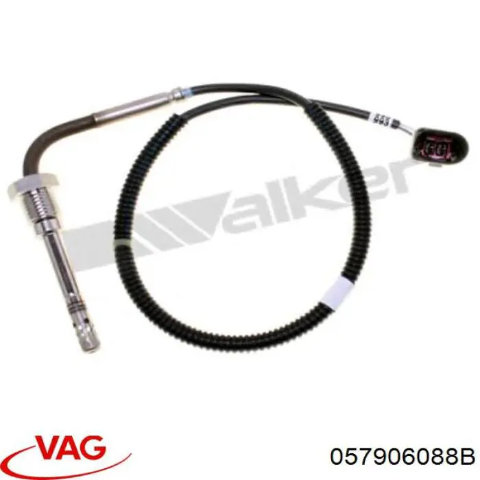 057906088B VAG sensor de temperatura, gas de escape, antes de filtro hollín/partículas