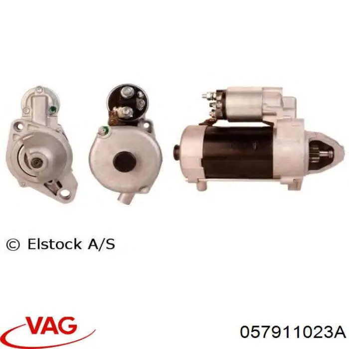 057911023AV VAG motor de arranque