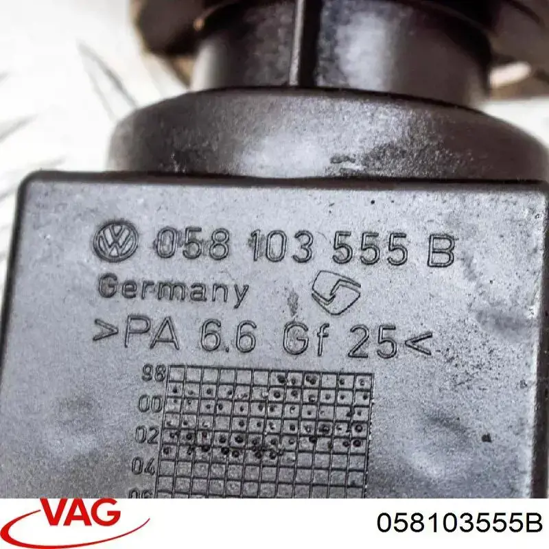 Separador de aceite del sistema de ventilación del cárter 058103555B VAG