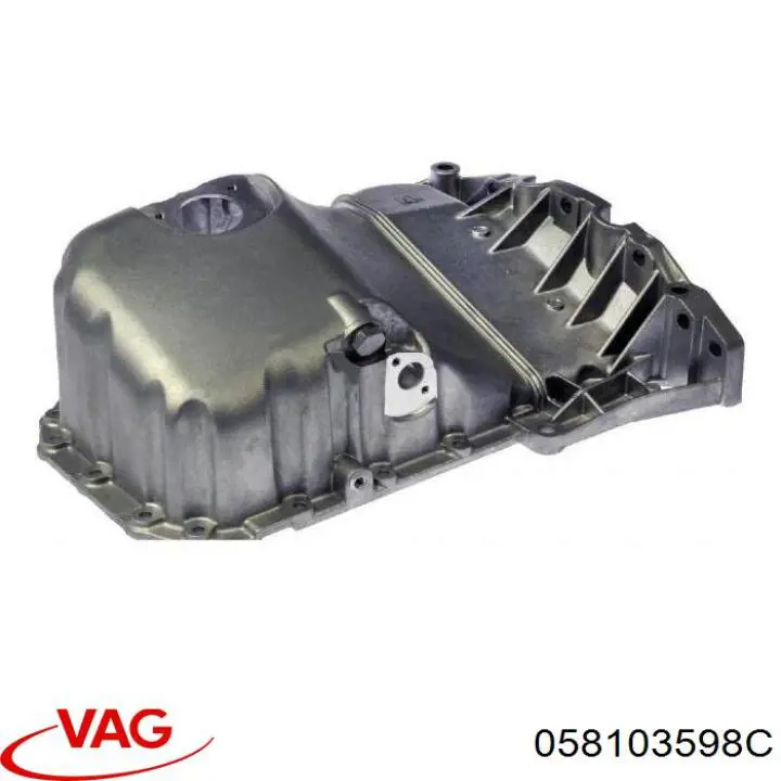 Cárter de aceite del motor VAG 058103598C