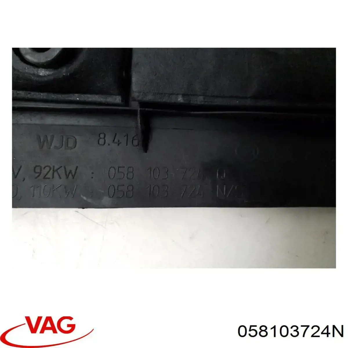 058103724N VAG Tapa del motor decorativa