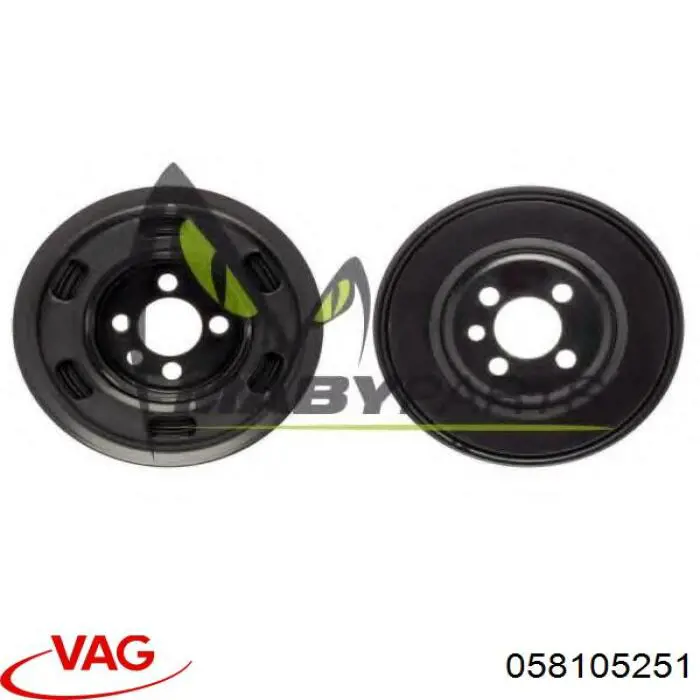 Comprar 058105251D VAG La polea del cigüeñal