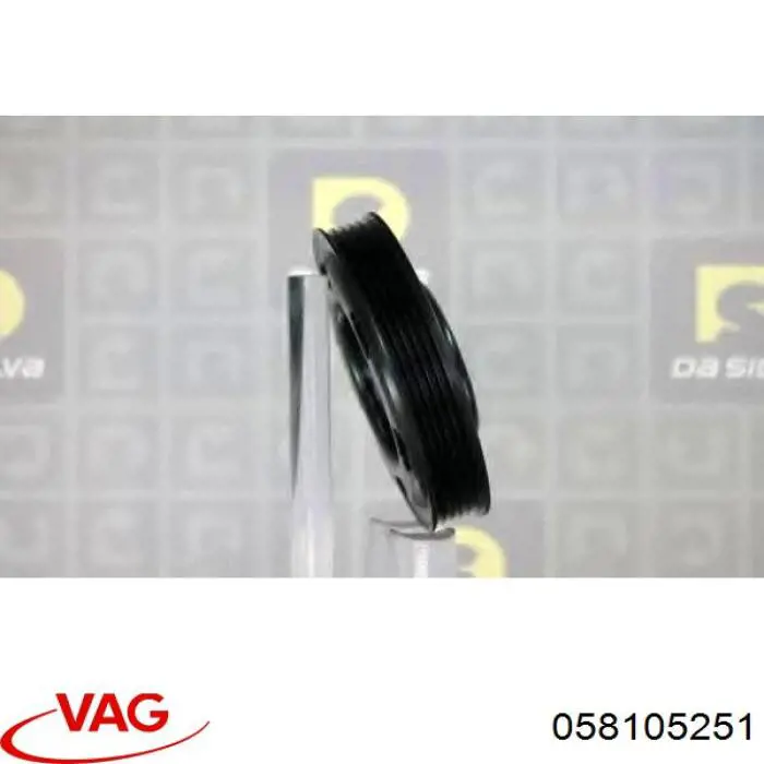 Polea dámper VAG 058105251D