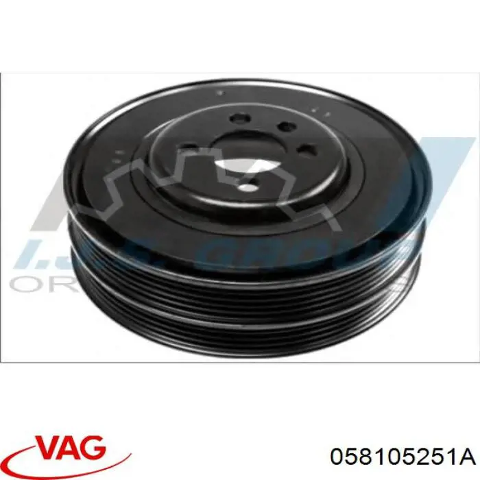 Comprar 058105251A VAG La polea del cigüeñal