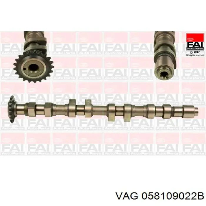 Comprar 058109022B VAG Árbol de levas de escape