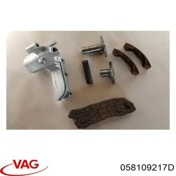 Tensor de cadena de distribución del árbol de levas 058109217D VAG