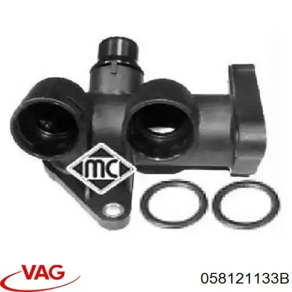 Comprar 058121133B VAG Brida del sistema de refrigeración (triple unión)