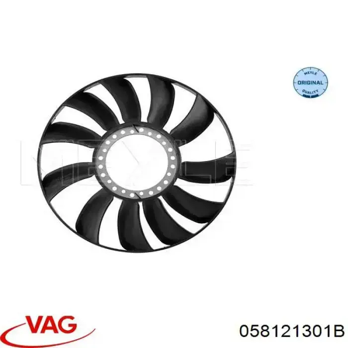 Ventilador del radiador VAG 058121301B