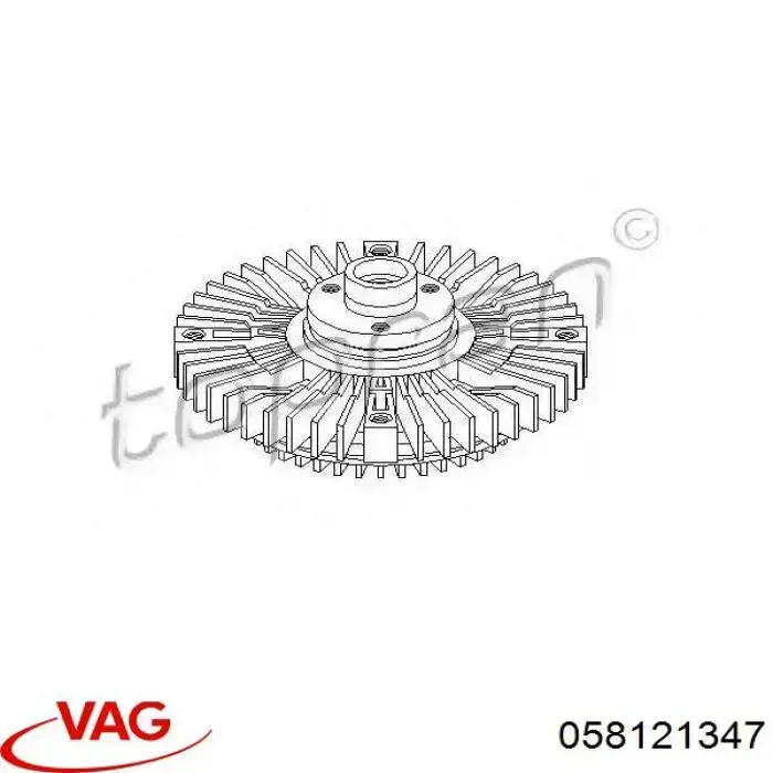 Comprar 058121347 VAG Embrague viscoso de ventilador