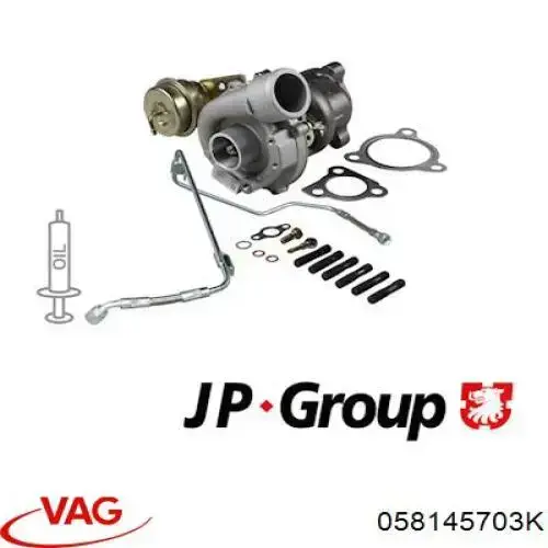 Turbocompresor VAG 058145703K precio, desde 158,27 EUR