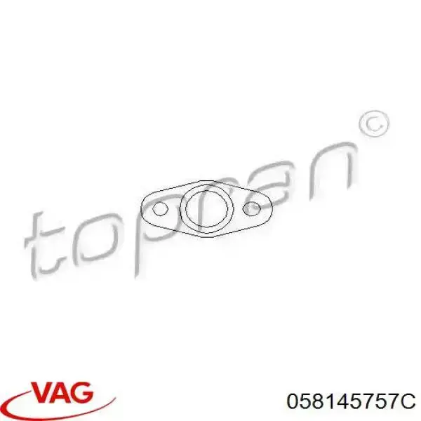 Comprar 058145757C VAG Junta de manguera de drenaje de aceite de turbina