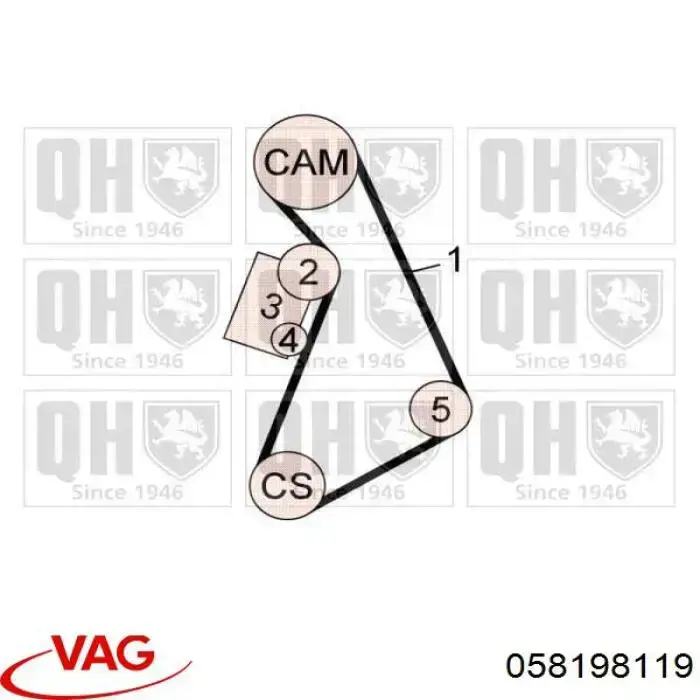 Kit de distribución 058198119 VAG