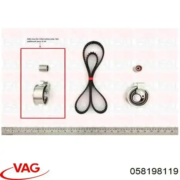 Juego de correas dentadas VAG 058198119 precio, desde 82,22 EUR