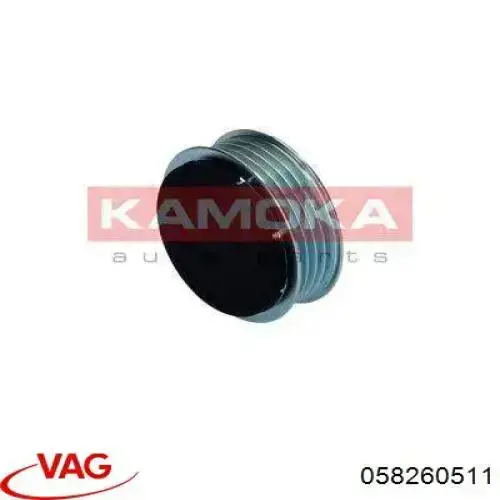 058260511 VAG tensor de correa, correa poli v