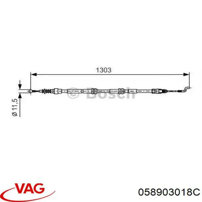 Alternador 0123510033 VAG