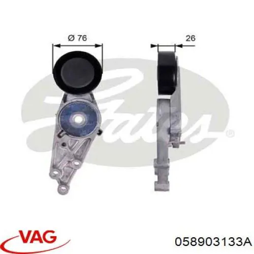 058903133A VAG Tensor de correa de alternador