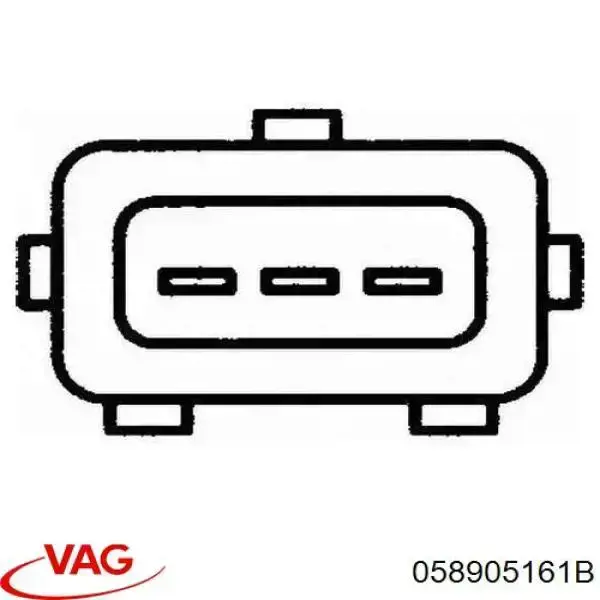 Sensor de árbol de levas 058905161B VAG