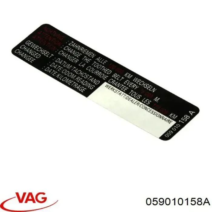 Comprar 059010158A VAG 