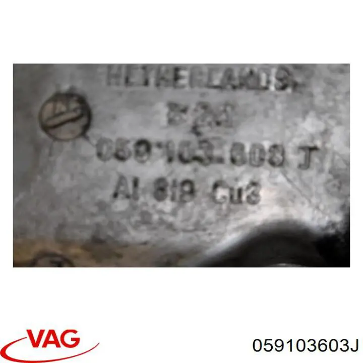 Cárter de aceite, parte superior VAG 059103603G
