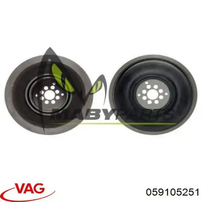 Polea dámper VAG 059105251