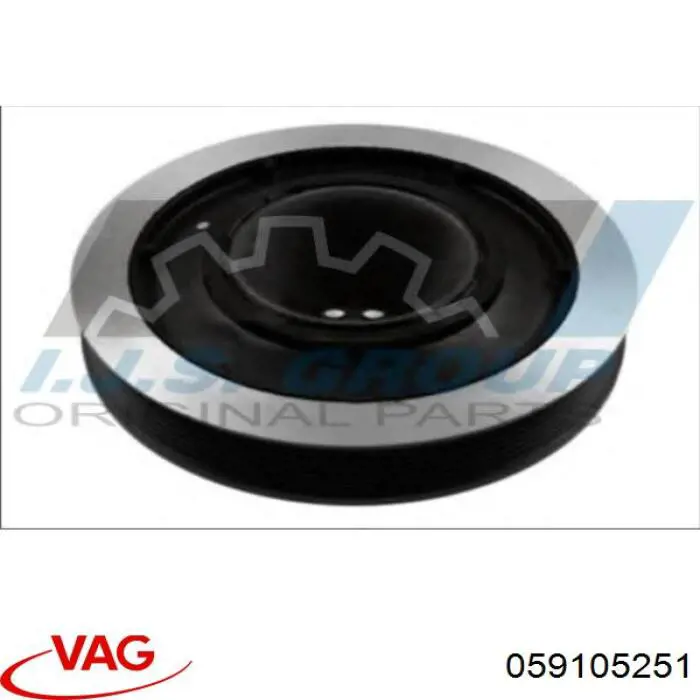 Polea del cigüeñal VAG 059105251 precio, desde 58,08 EUR