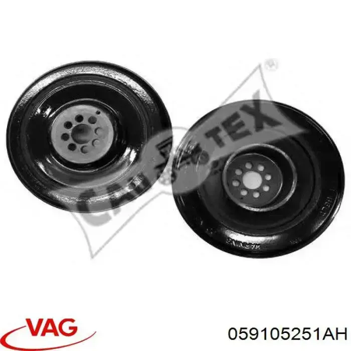 Polea de cigüeñal 059105251AH VAG