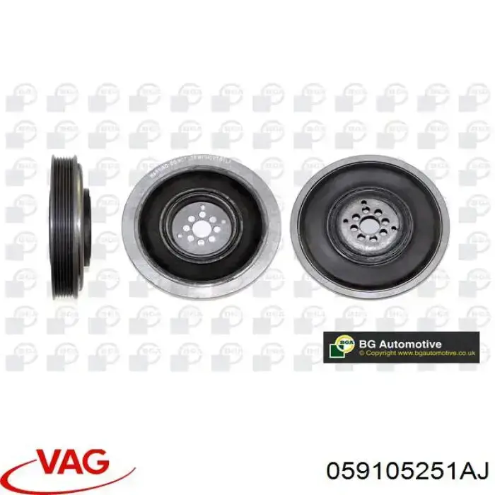 Comprar 059105251AJ VAG La polea del cigüeñal