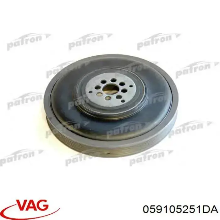 Polea de cigüeñal 059105251EL VAG