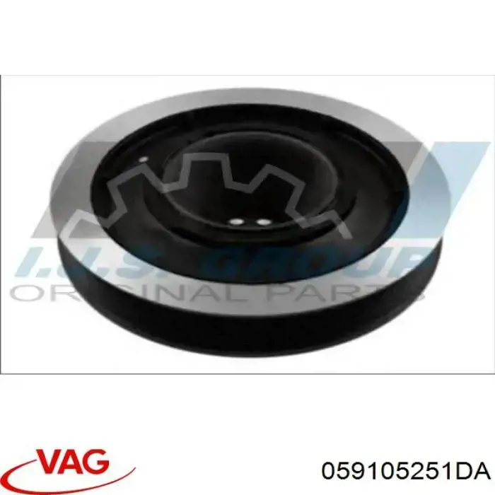 Polea dámper VAG 059105251EL