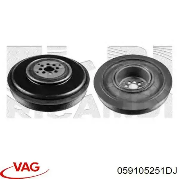 Comprar 059105251DJ VAG La polea del cigüeñal