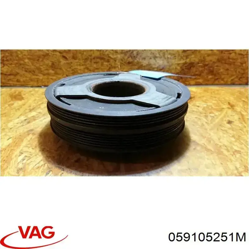 Polea dámper VAG 059105251M