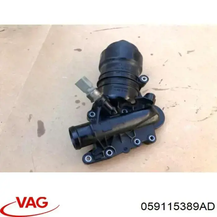 Portafiltro de aceite VAG 059115389AD precio, desde 117,61 EUR