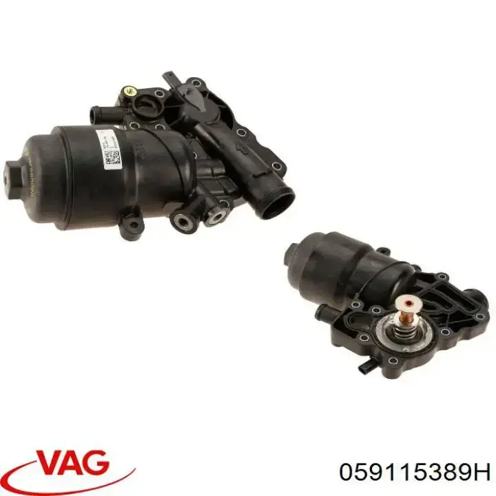 Portafiltro de aceite VAG 059115389H precio, desde 78,45 EUR