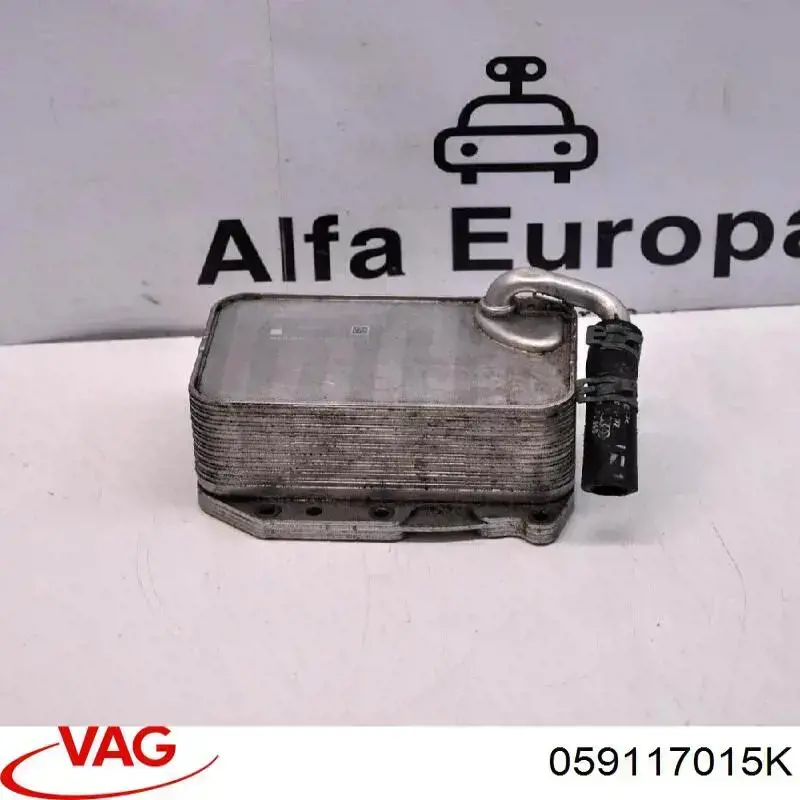 Radiador de aceite debajo del filtro 059117015K VAG